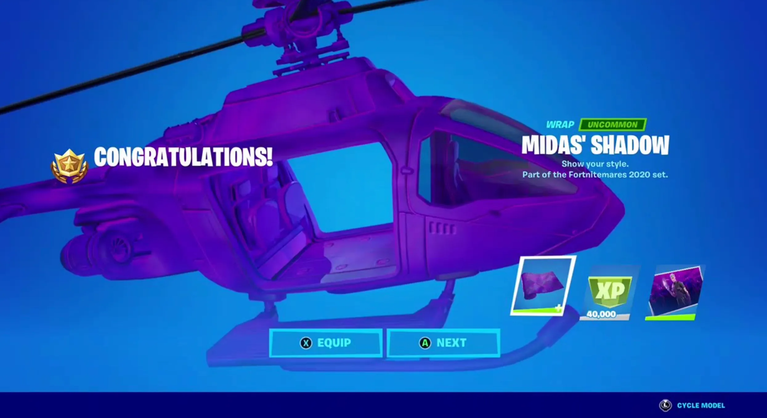 fortnite Midas Shadow wrap